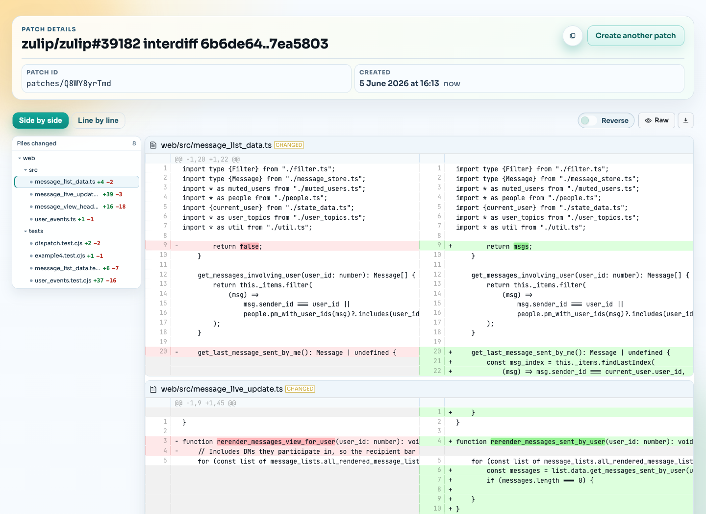 Remove rebase noise from GitHub PR update diffs hero image
